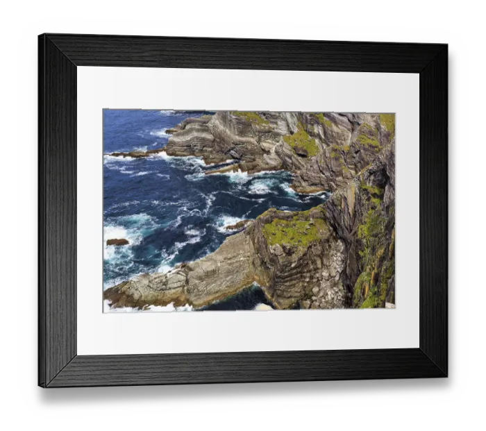 Framed Print : Rugged cliffs on the Atlantic Ocean Framed Print : Rugged cliffs on the Atlantic Ocean