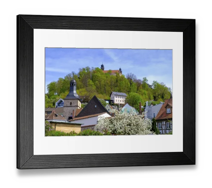 Framed Print : Kulmbach, Upper Franconia, Bavaria, Germany