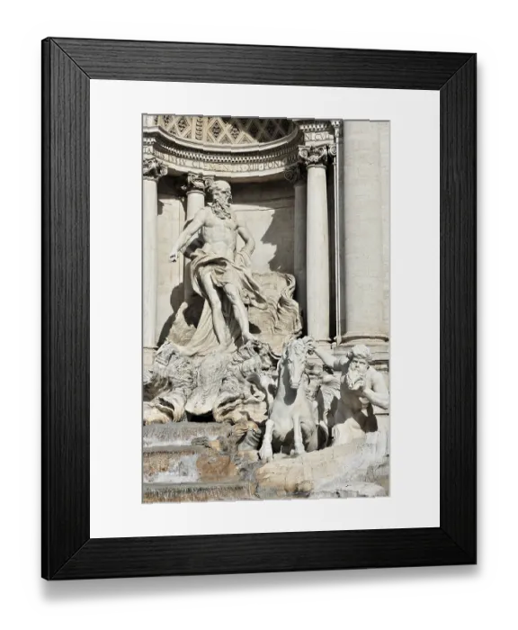 Framed Print : Trevi Fountain, architect Nicola Salvi