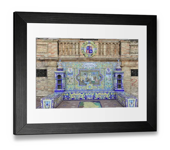 Framed Print : Plaza de Espana in Seville Framed Print : Plaza de Espana in Seville