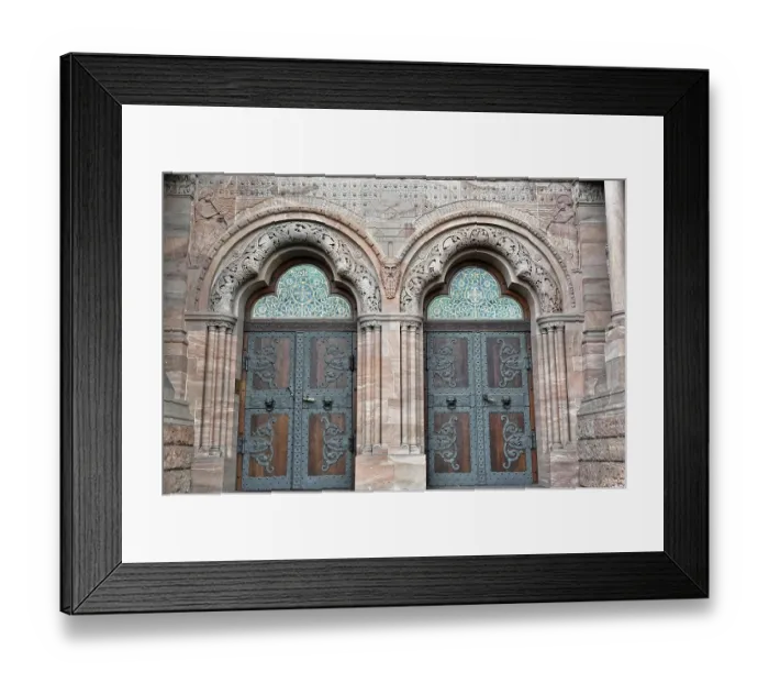 Framed Print : Church of the Redeemer, start of construction 1903