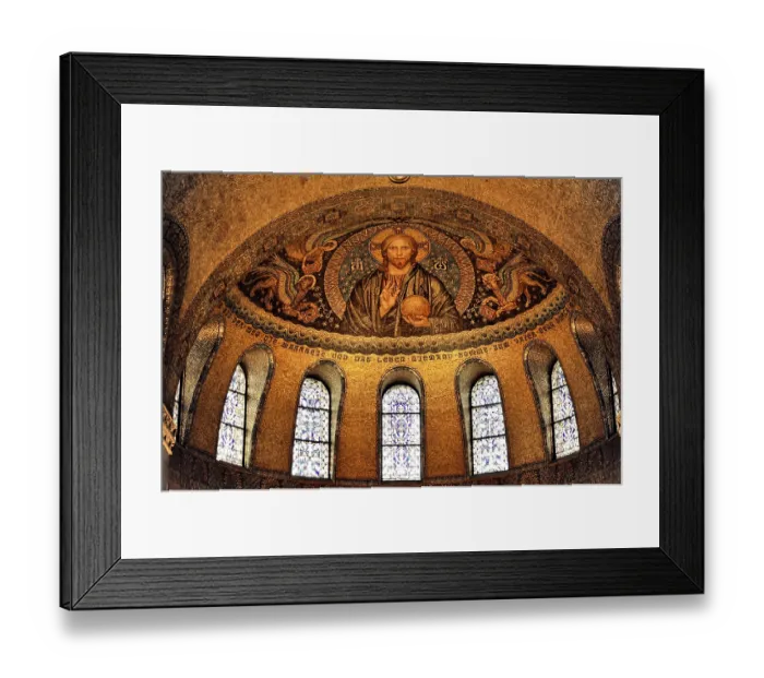 Framed Print : Church of the Redeemer, start of construction 1903