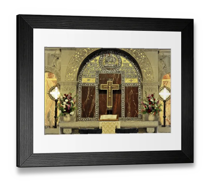 Framed Print : Church of the Redeemer, interior view