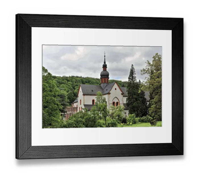 Framed Print : Basilica, monastery church, year of foundation 1136