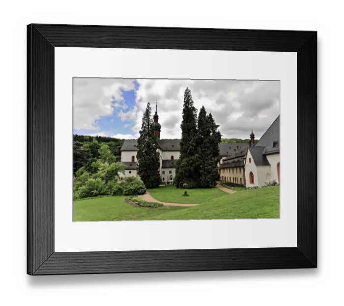 Framed Print : Basilica, monastery church, year of foundation 1136