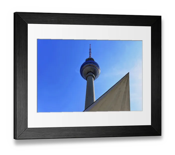 Framed Print : Berlin television tower at Alexanderplatz
