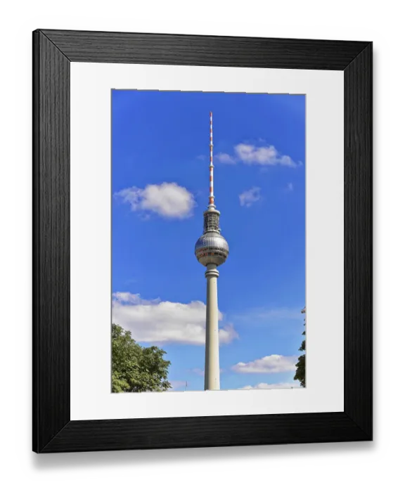 Framed Print : Berlin TV tower at Alexanderplatz