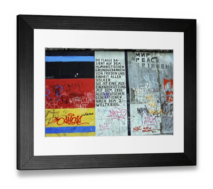 Framed Print : East, Side, Gallery, 2008, Berlin