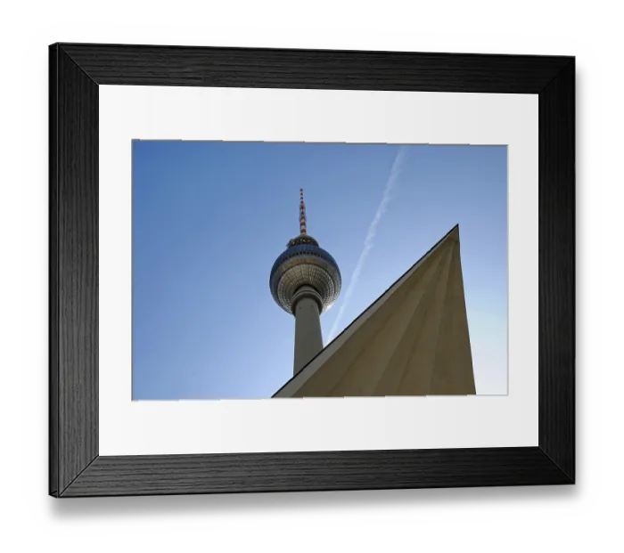 Framed Print : TV Tower, Alexanderplatz, Berlin Mitte Framed Print : TV Tower, Alexanderplatz, Berlin Mitte