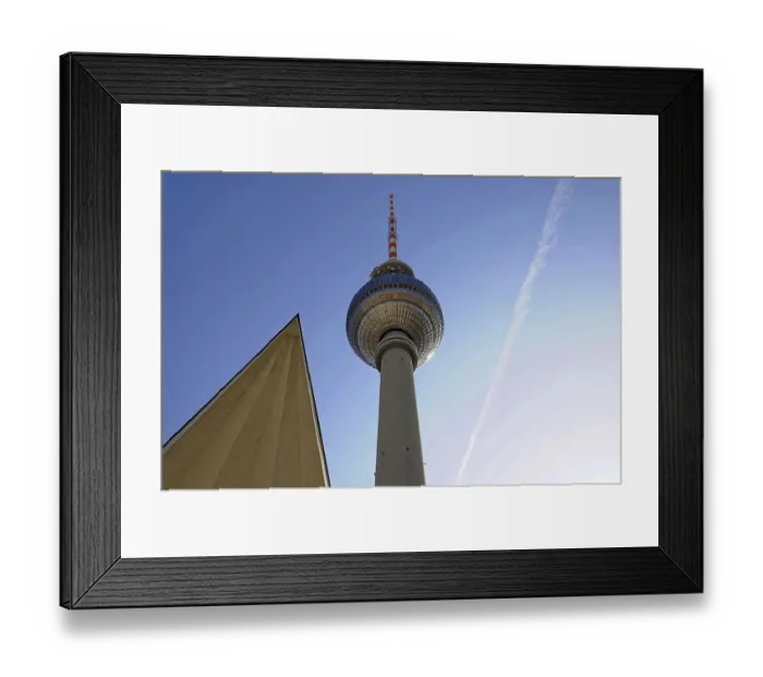 Framed Print : TV Tower, Alexanderplatz, Berlin Mitte