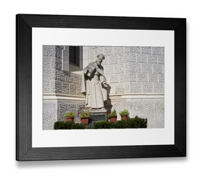 Framed Print : Statue of St Hermagoras, Hermagor parish church Framed Print : Statue of St Hermagoras, Hermagor parish church