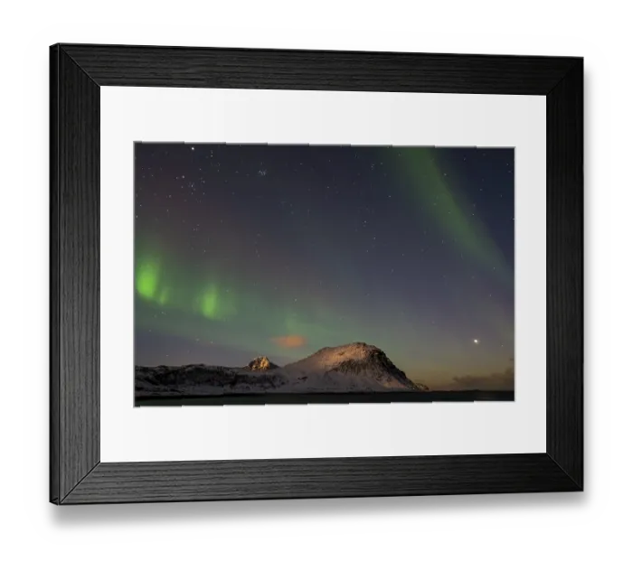 Framed Print : Northern Lights (Aurora borealis)