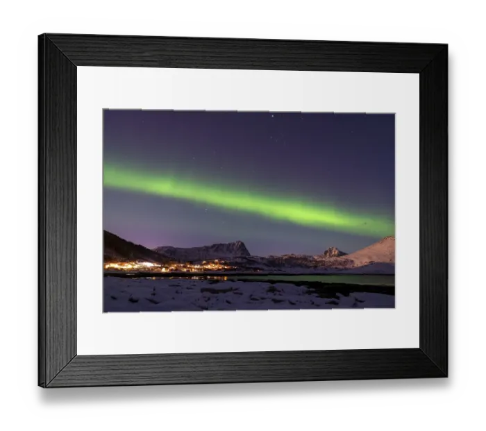 Framed Print : Northern Lights (Aurora borealis)