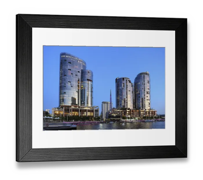 Framed Print : Skyline at Elisabeth Quay, blue hour Framed Print : Skyline at Elisabeth Quay, blue hour