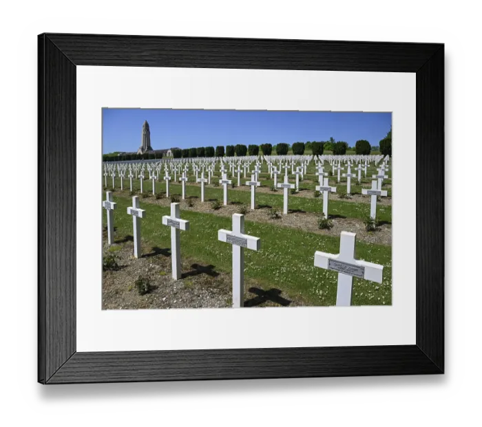 Framed Print : Cemetery of soldiers killed in the First World War Framed Print : Cemetery of soldiers killed in the First World War