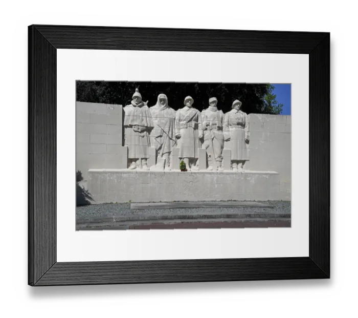 Framed Print : Memorial to the soldiers who died in the First World War