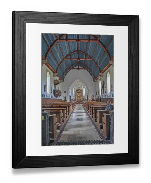 Framed Print : Church Maria-Himmelfahrt, Bad Wiessee