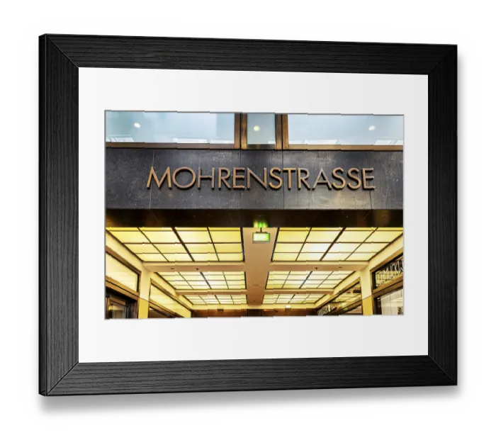 Framed Print : Interior design commercial property