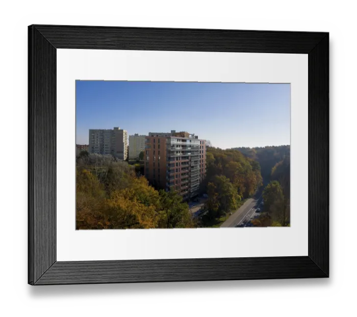 Framed Print : Modern residential architecture in Poland Framed Print : Modern residential architecture in Poland