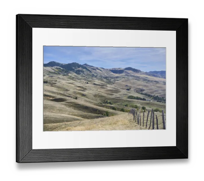 Framed Print : Karst landscape with Poljen, on the panoramic road 2