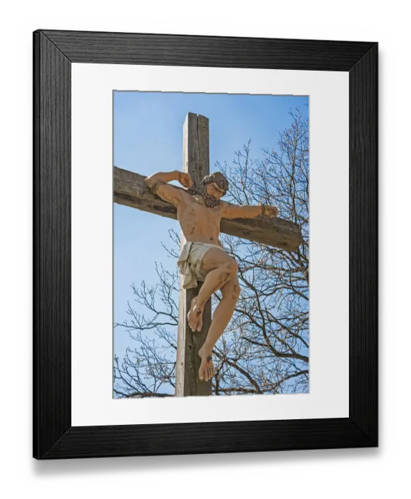 Framed Print : Calvary with right thief at the cross Framed Print : Calvary with right thief at the cross