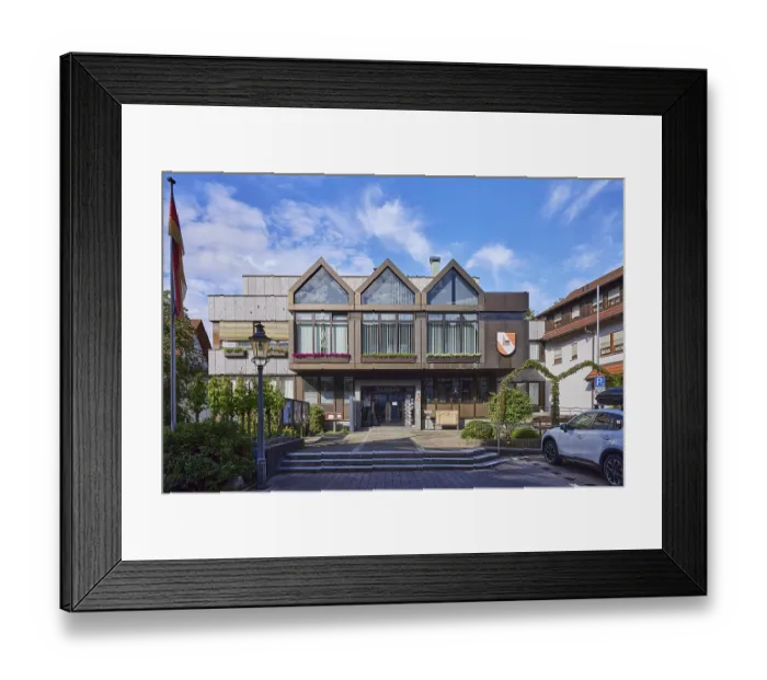 Framed Print : Municipal administration Kappelrodeck Framed Print : Municipal administration Kappelrodeck