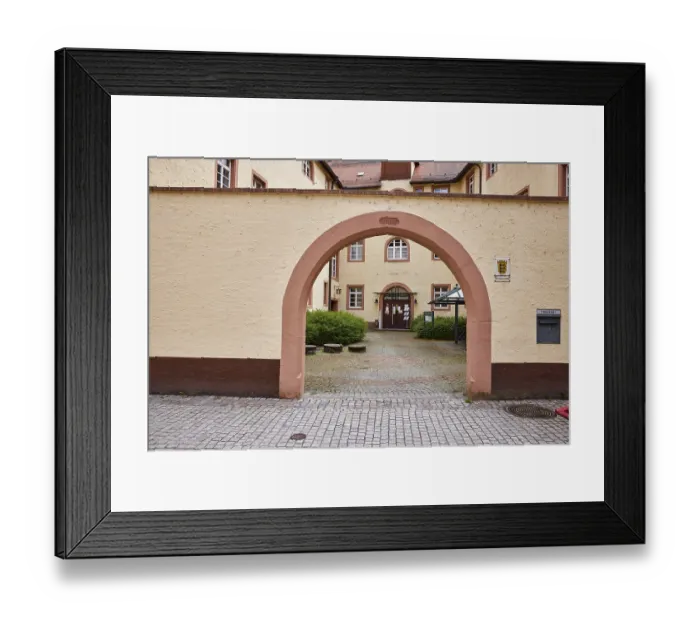 Framed Print : Tax office Offenburg branch office Wolfach