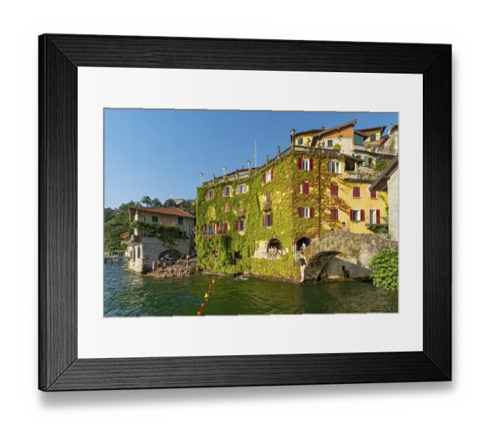 Framed Print : Ponte della Civera bridge, Borgo di Nesso