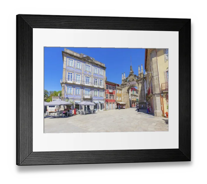 Framed Print : Arch of the New Gate (Arco da Porta Nova)
