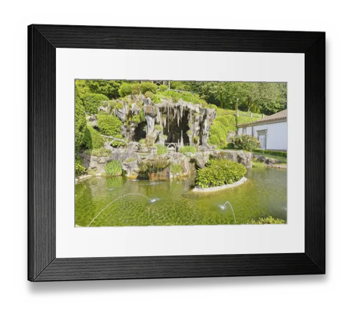 Framed Print : Artificial Grotto at Bom Jesus do Monte santuary Framed Print : Artificial Grotto at Bom Jesus do Monte santuary