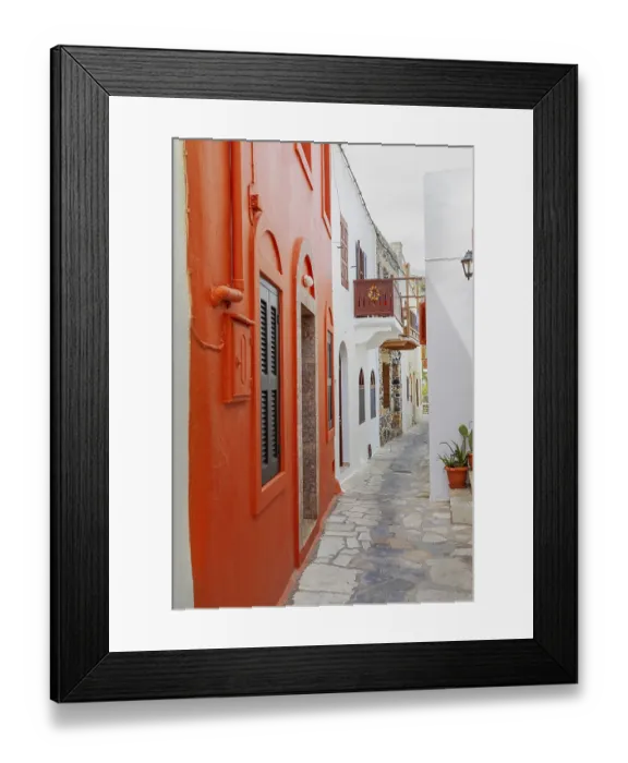 Framed Print : Old town, Mandraki, Nisyros Island Framed Print : Old town, Mandraki, Nisyros Island