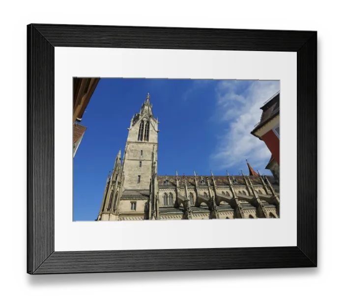 Framed Print : St Mary's Church Reutlingen