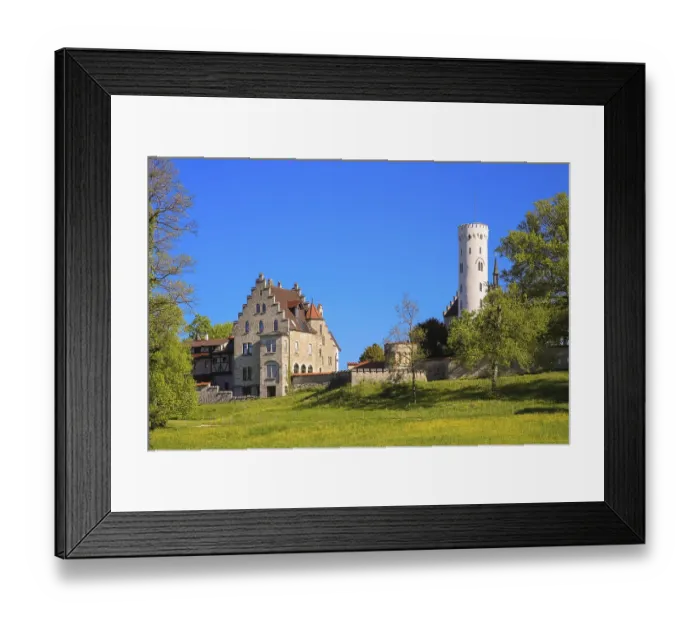 Framed Print : Lichtenstein Castle, fairytale castle of Wurttemberg