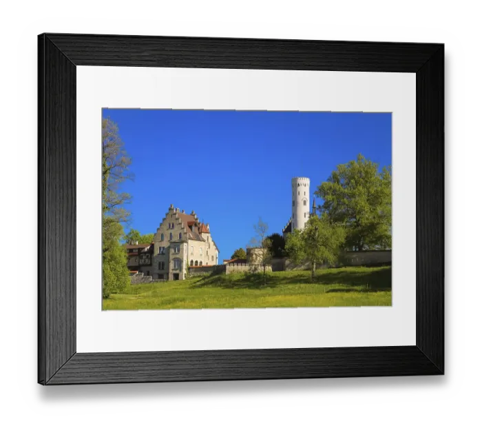 Framed Print : Lichtenstein Castle, fairytale castle of Wurttemberg Framed Print : Lichtenstein Castle, fairytale castle of Wurttemberg