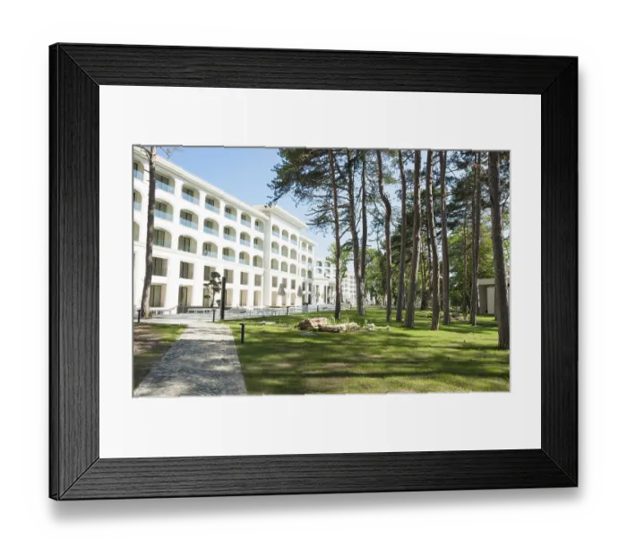 Framed Print : Hotel Sana Aquahouse, St. St. Constantine and Helena resort Framed Print : Hotel Sana Aquahouse, St. St. Constantine and Helena resort