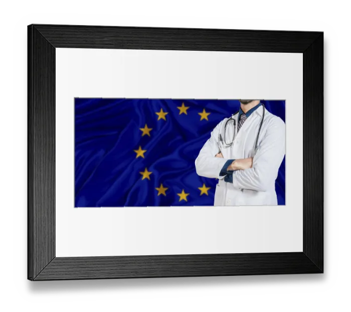 Framed Print : European Union national health system Framed Print : European Union national health system