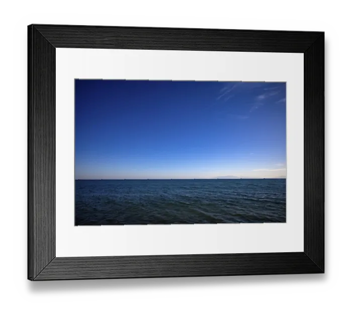 Framed Print : View of the sea off Nea Kallikratia