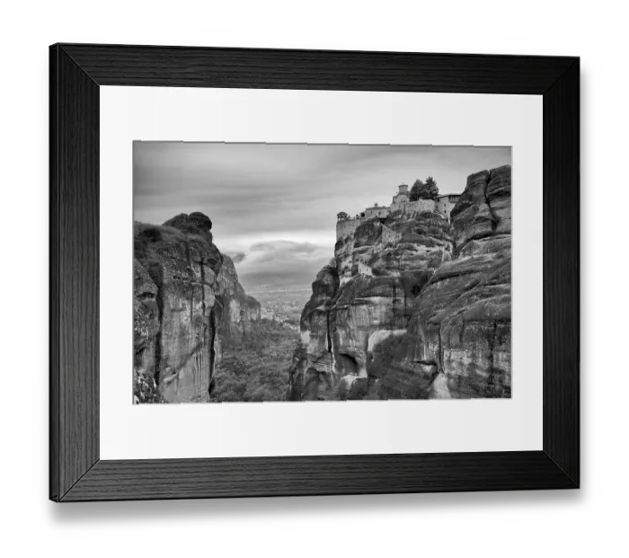 Framed Print : Monastery of Varlaam, Meteora Monasteries