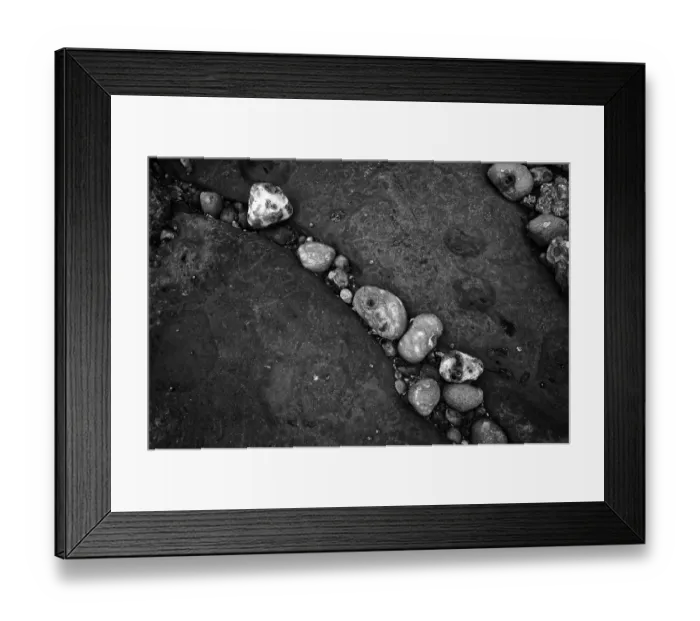 Framed Print : Pebbles, stones, pebbles on the beach