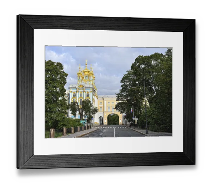 Framed Print : Summer landscape of the Pushkin town Framed Print : Summer landscape of the Pushkin town