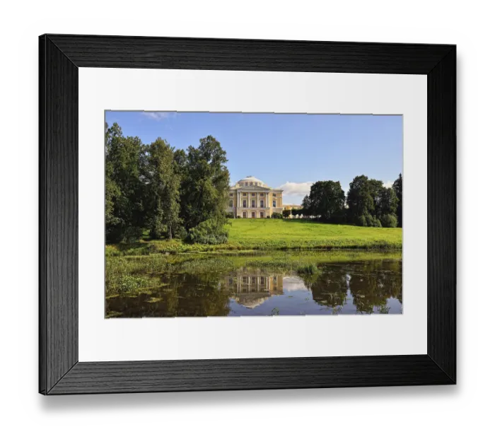 Framed Print : Summer landscape of the Pavlovsk garden Framed Print : Summer landscape of the Pavlovsk garden