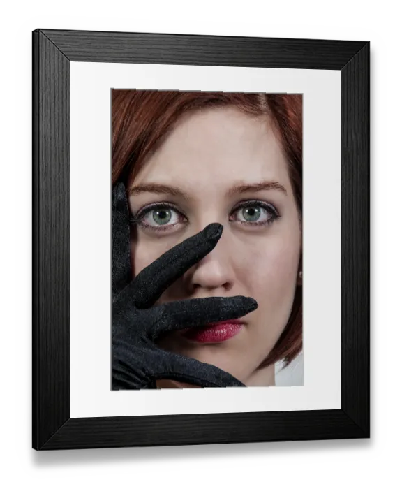 Framed Print : Beautiful young attractive woman modeling a pose Framed Print : Beautiful young attractive woman modeling a pose