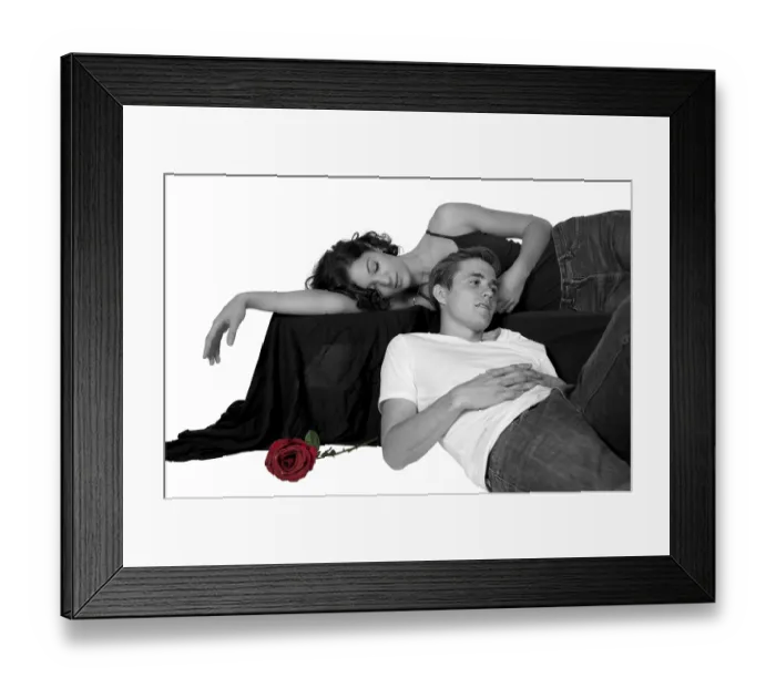 Framed Print : Couple in love man and a woman