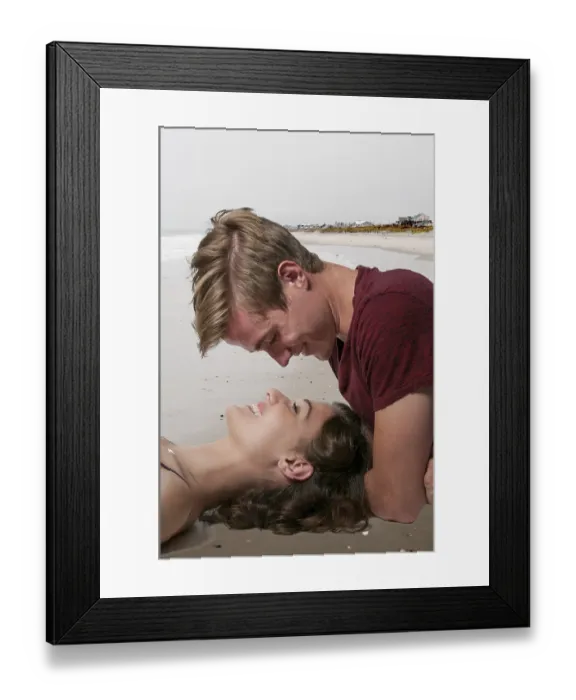Framed Print : Couple in love man and a woman