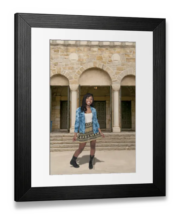 Framed Print : Beautiful young attractive woman modeling her dress
