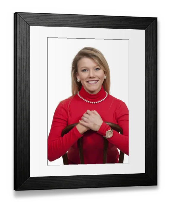 Framed Print : Beautiful young attractive woman modeling a pose