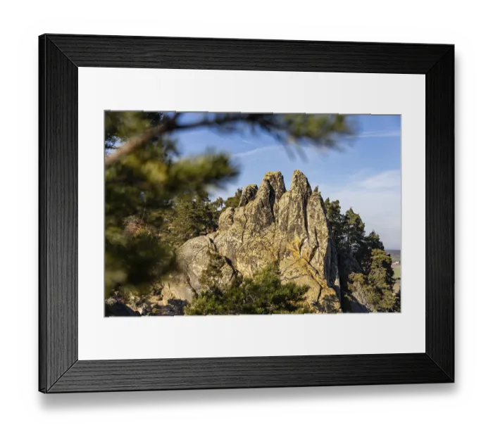 Framed Print : Teufelsmauerstieg Harz Excursion destinations in the Harz