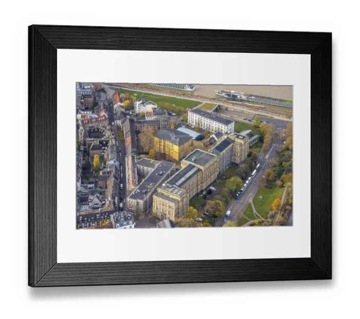Framed Print : Aerial view, art academy art school, St