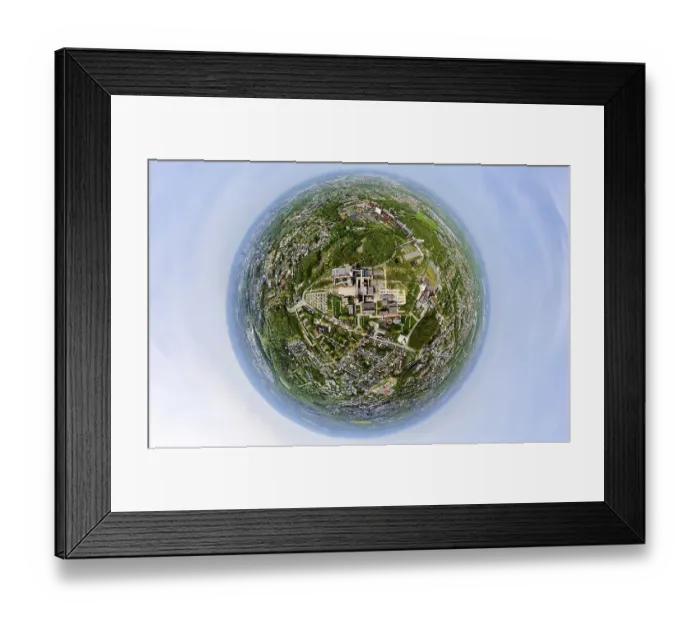 Framed Print : Aerial view, UNESCO World Heritage Zollverein