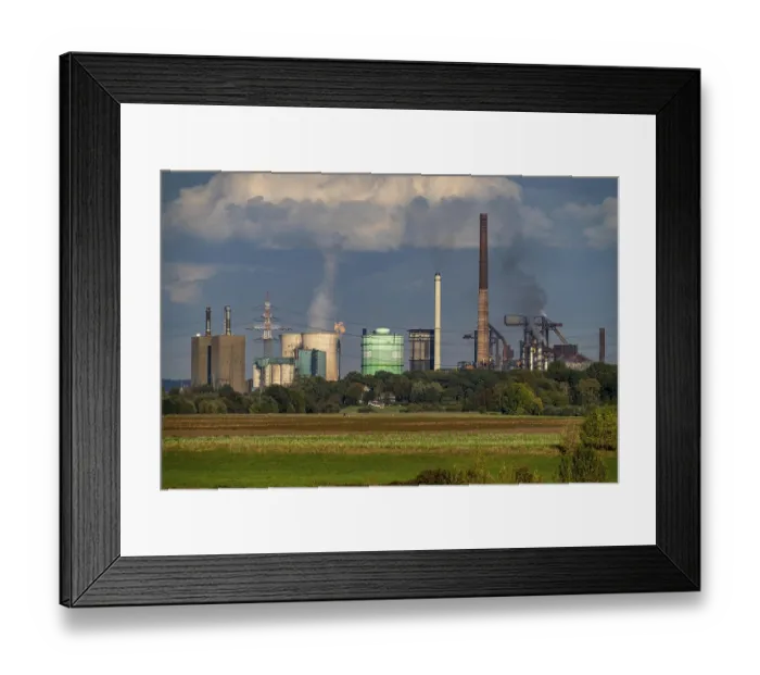 Framed Print : Huttenwerke Krupp-Mannesmann